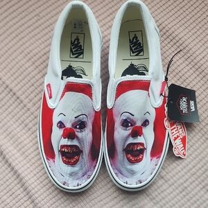 Vans X House of Terror IT slip ons